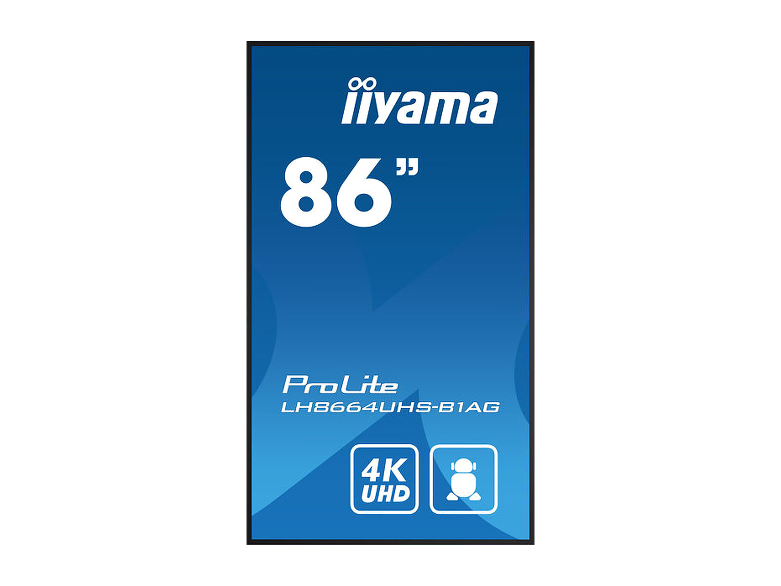 iiyama LH8664UHS-B3AG – 86" 4K Commercial Display