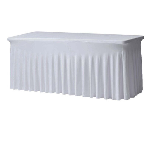 6' Rectangle Spandex Wavy Table Cover