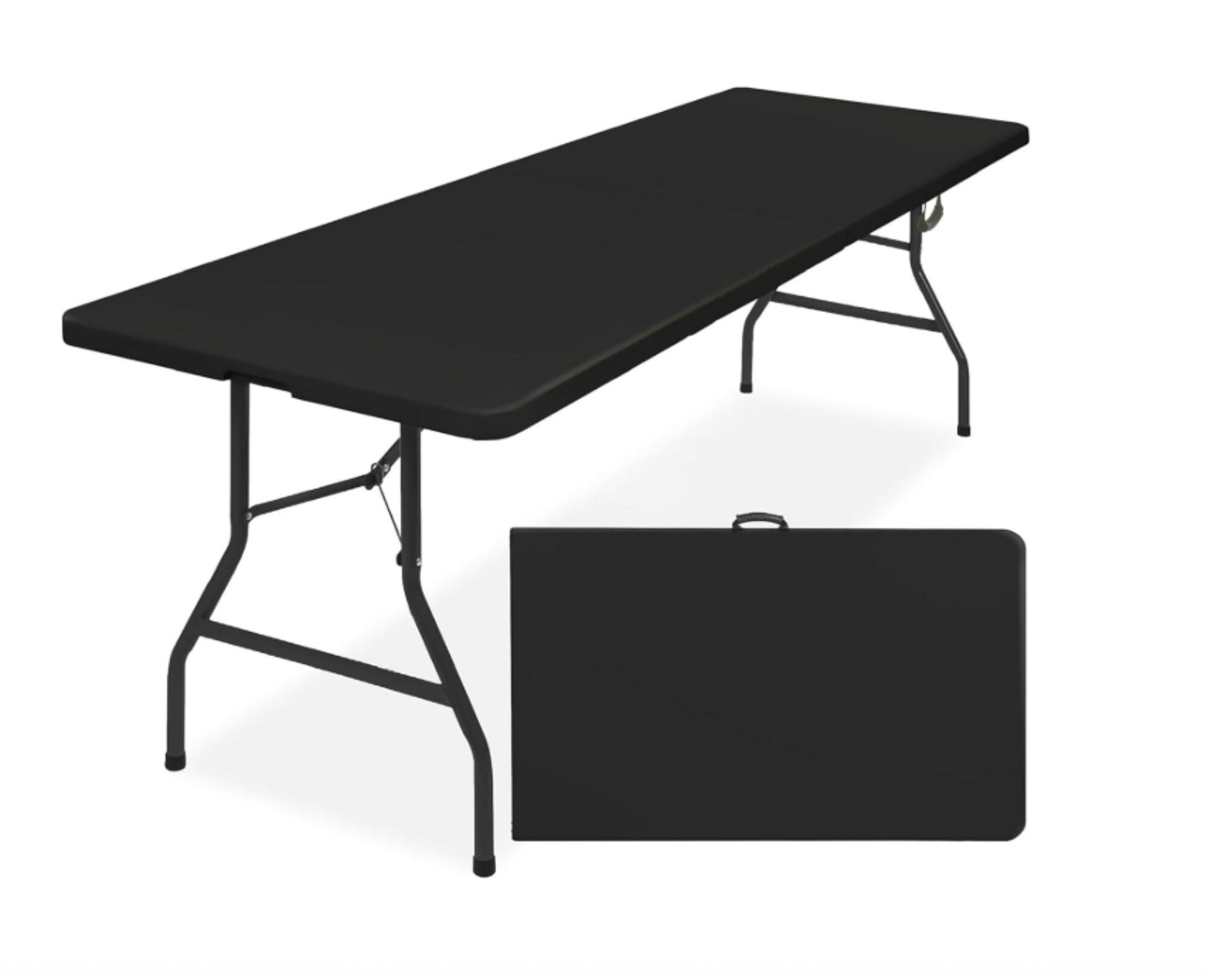 Rectangle table 8' x 30" - Fold in Half - 1