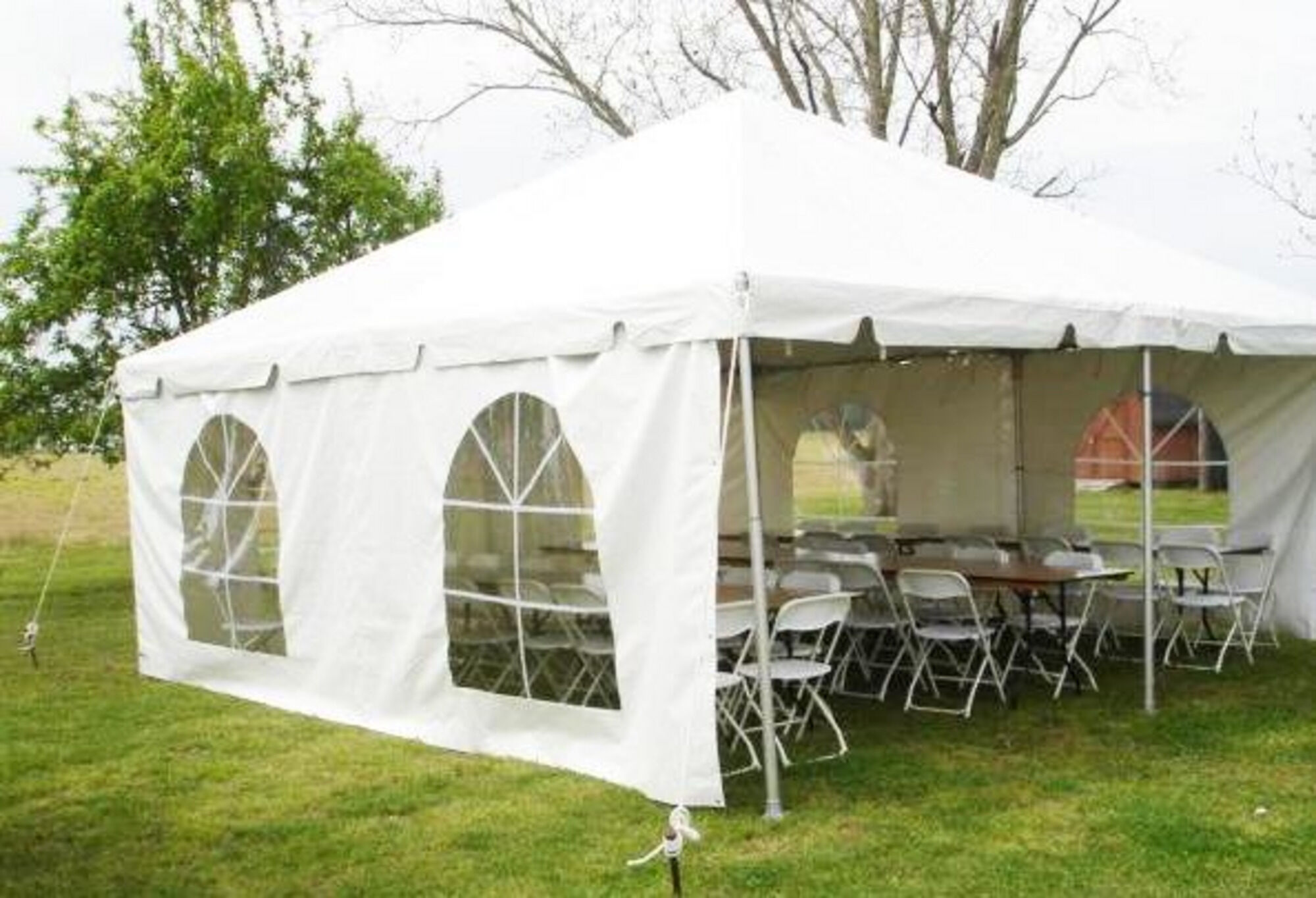 15 x 15 White Frame Tent - 2