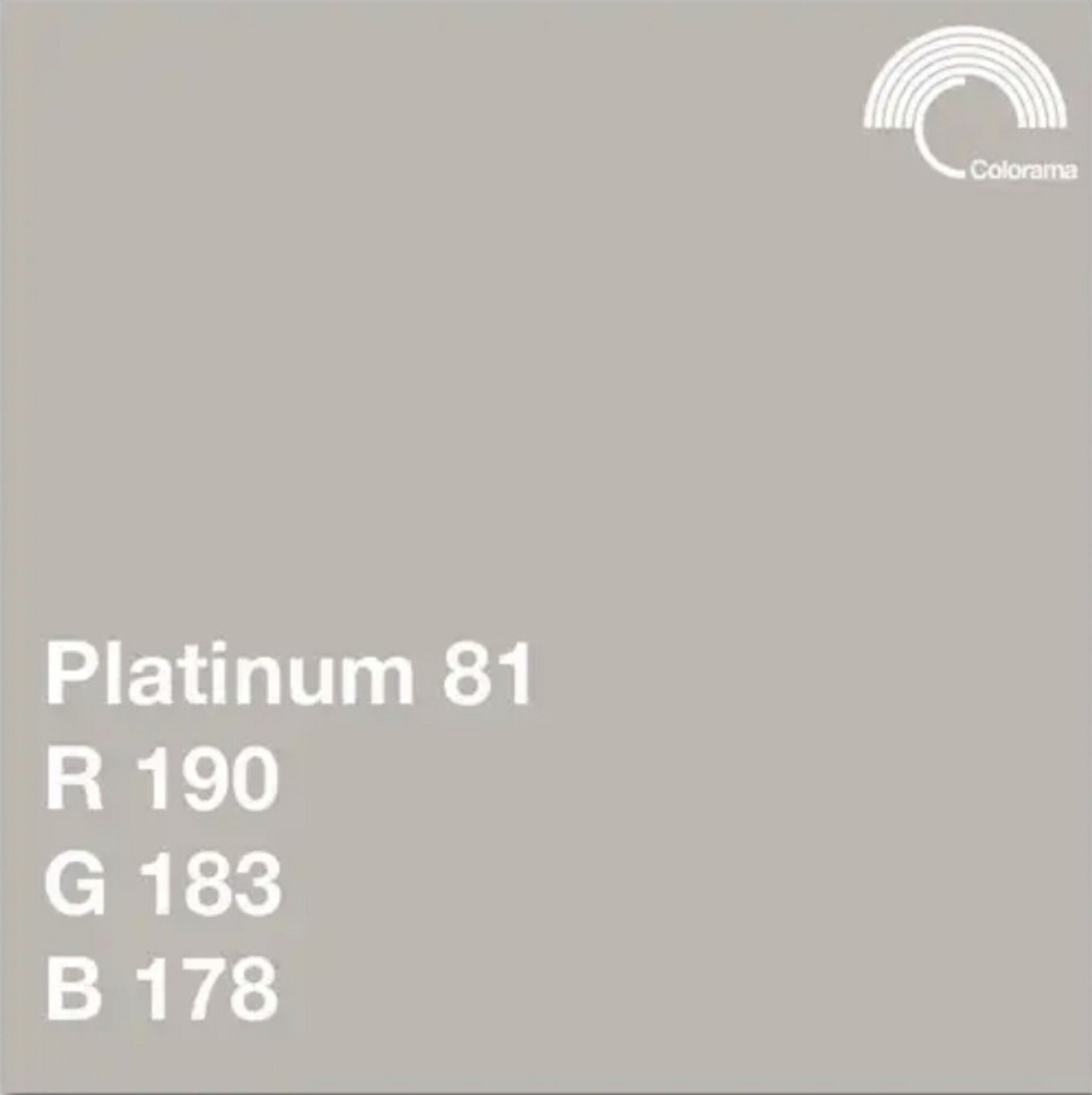 Colorama #581 Platinum 1.35x11m