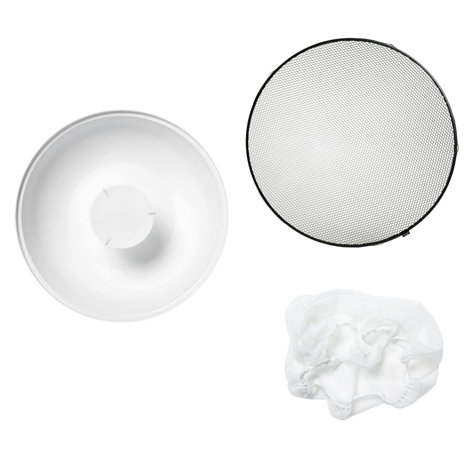 Profoto Beauty Dish White w/ Grid + Diff