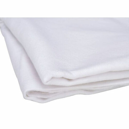 Fabric / Meter Molton White Width 3m