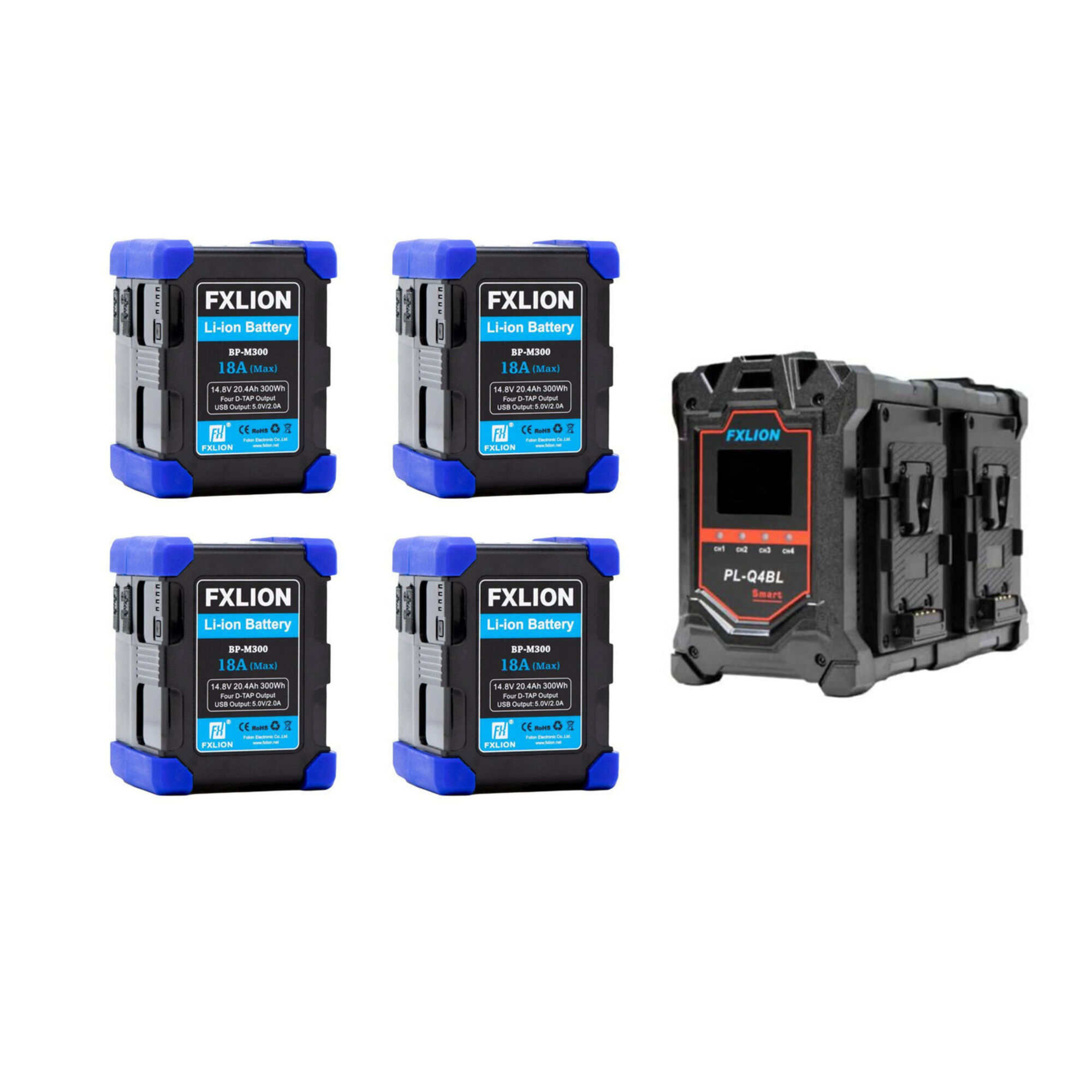 STHLM Lights - V-Mount set of 4 + Charger