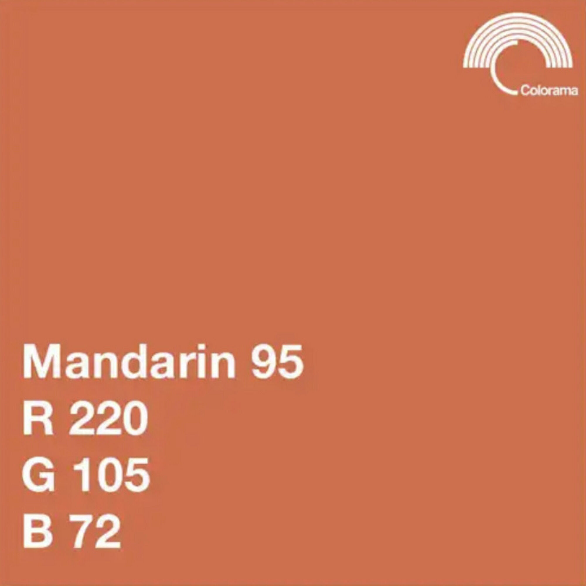 Colorama #195 Mandarin 2.72x11m