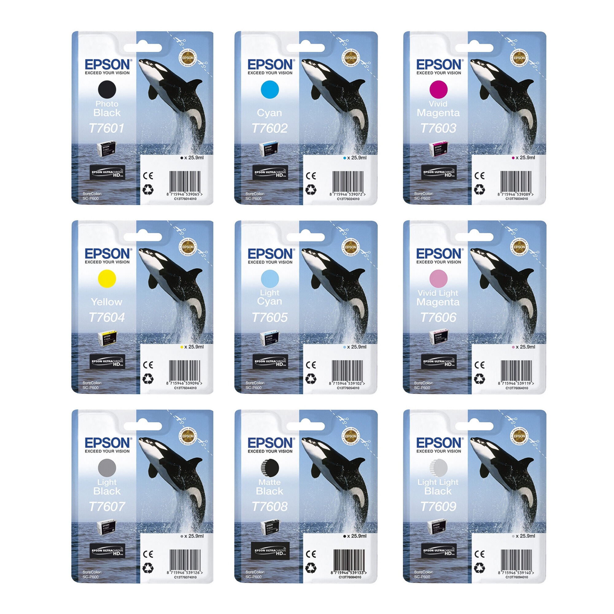 Epson SC-P600 - Ink Set