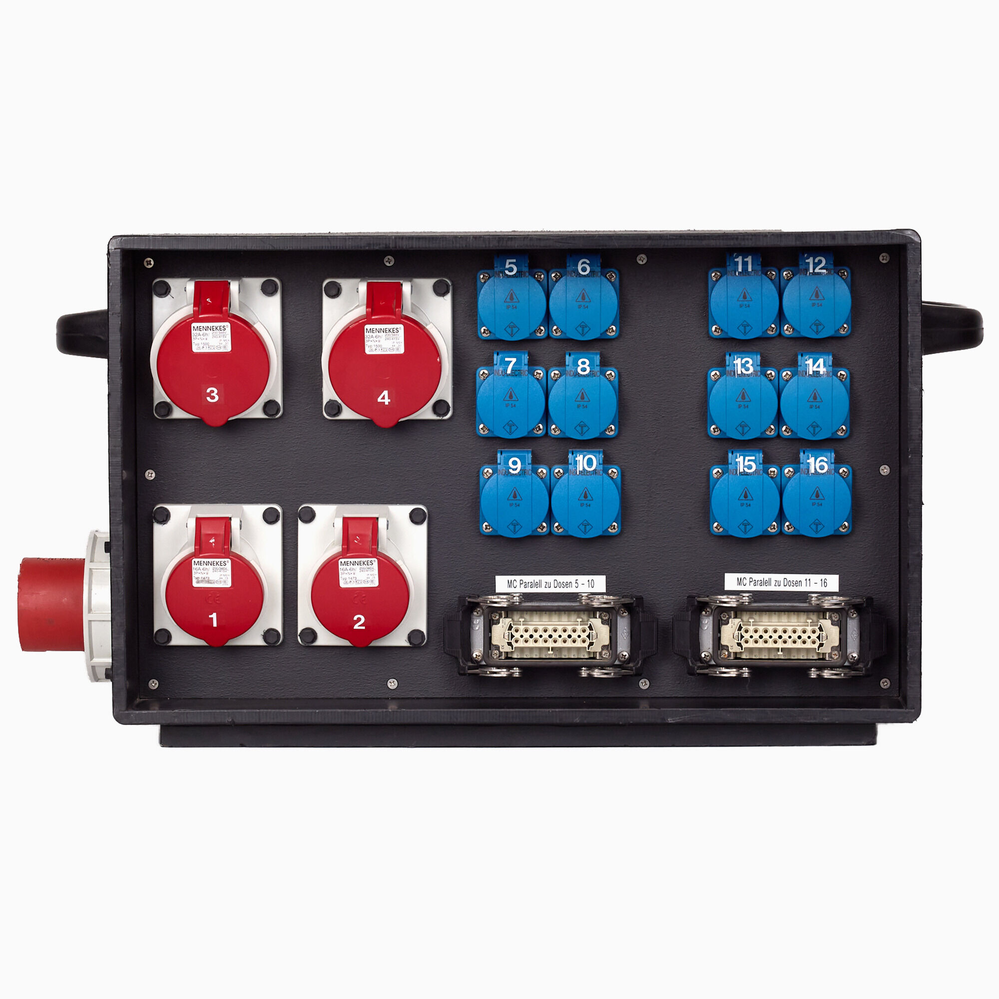 Distro Box 463 > 2x432 2x416 12xSchuko