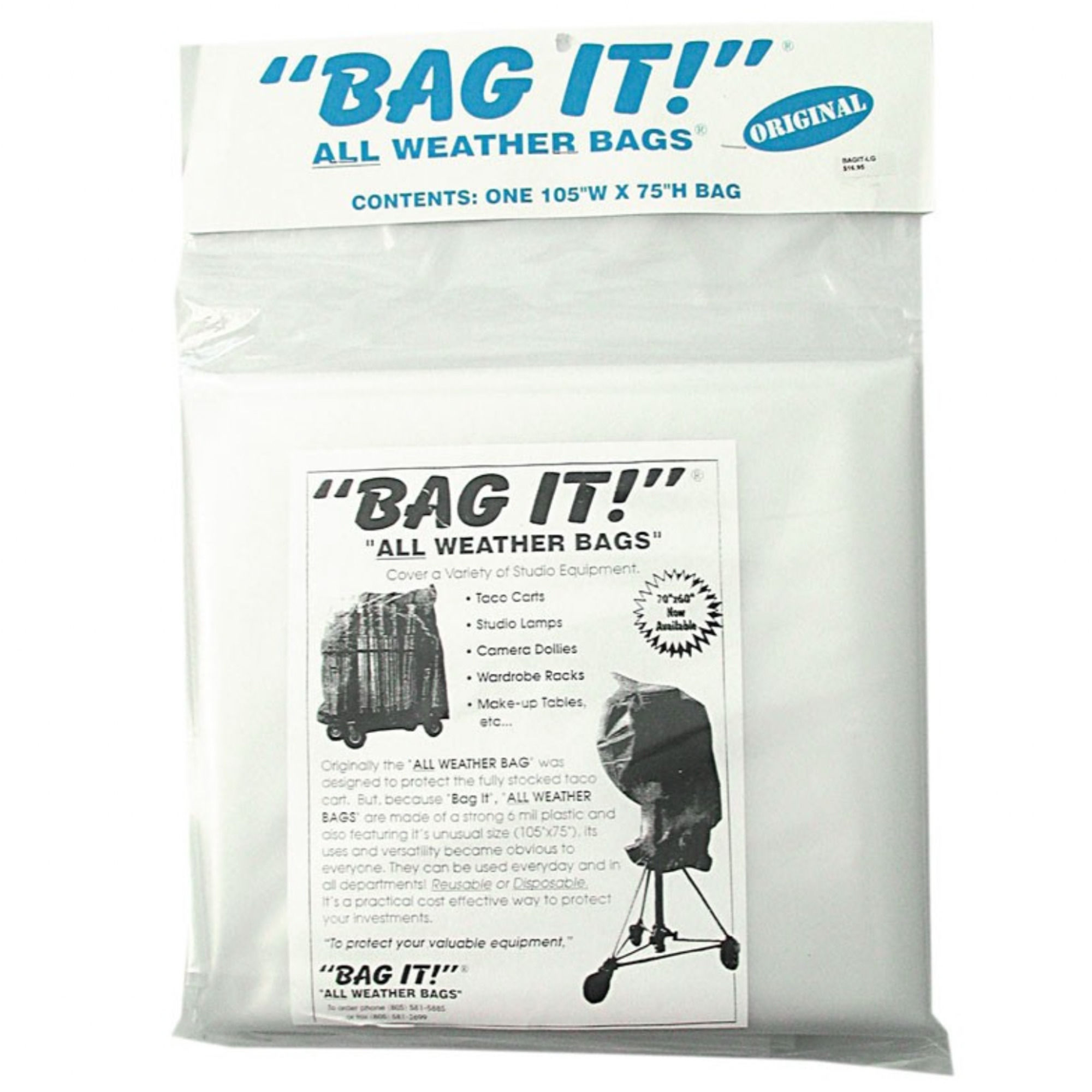 Bag It! Large (Rain Cover)