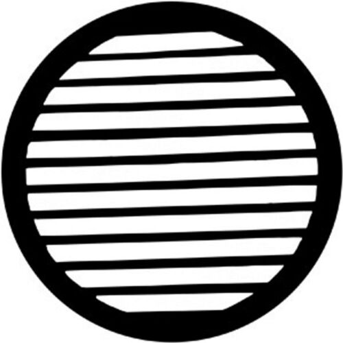 Rosco Standard Steel Gobo #77739 - Parallel Breakup