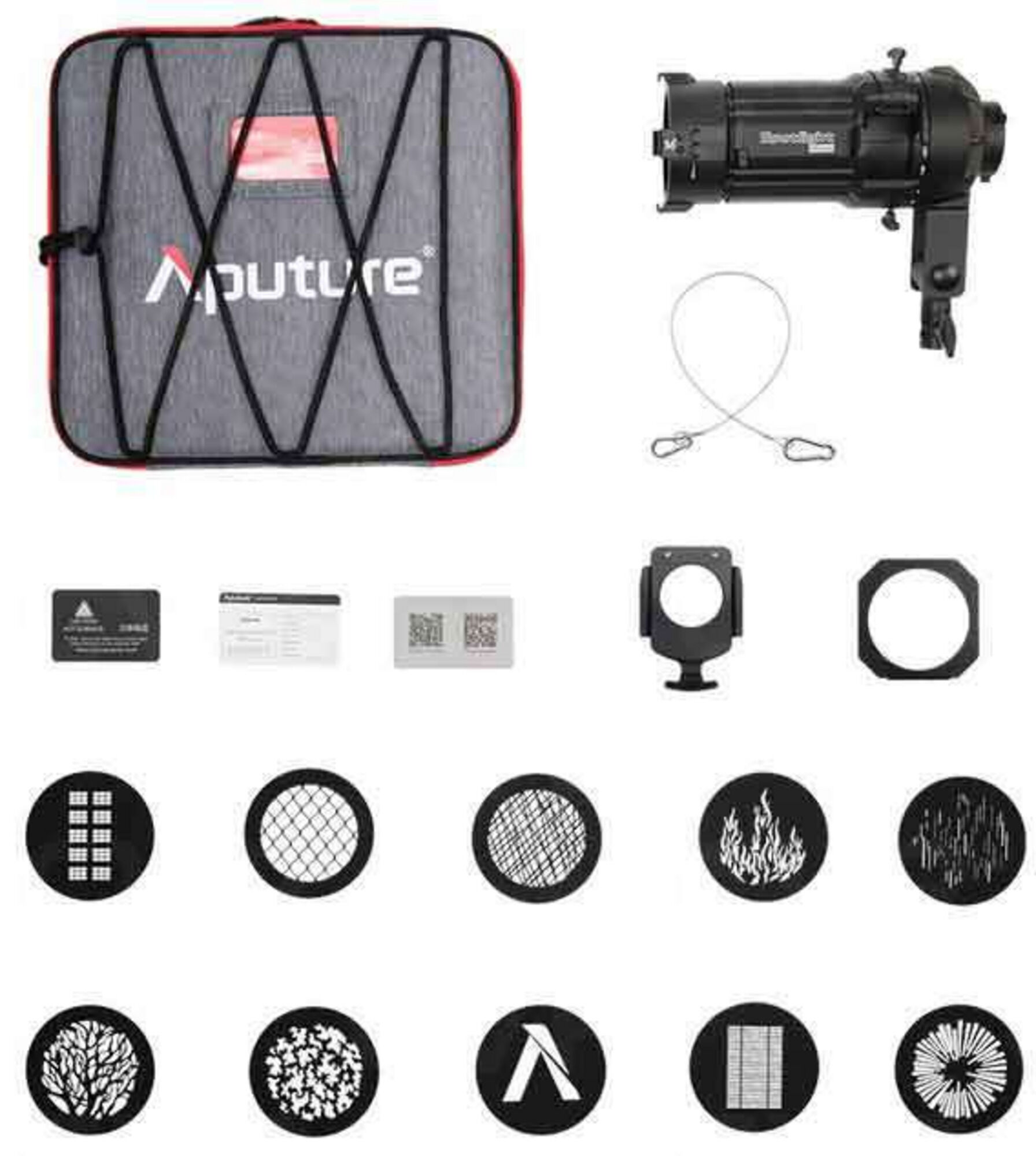 Aputure Spotlight Mini 36° Lens Kit w/ Iris
