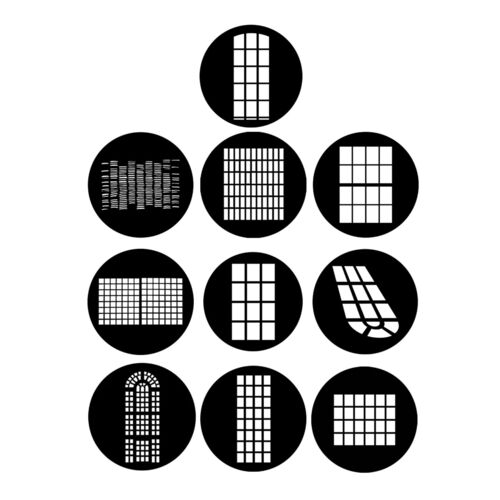 Gobo Size B - Windows/Shutters