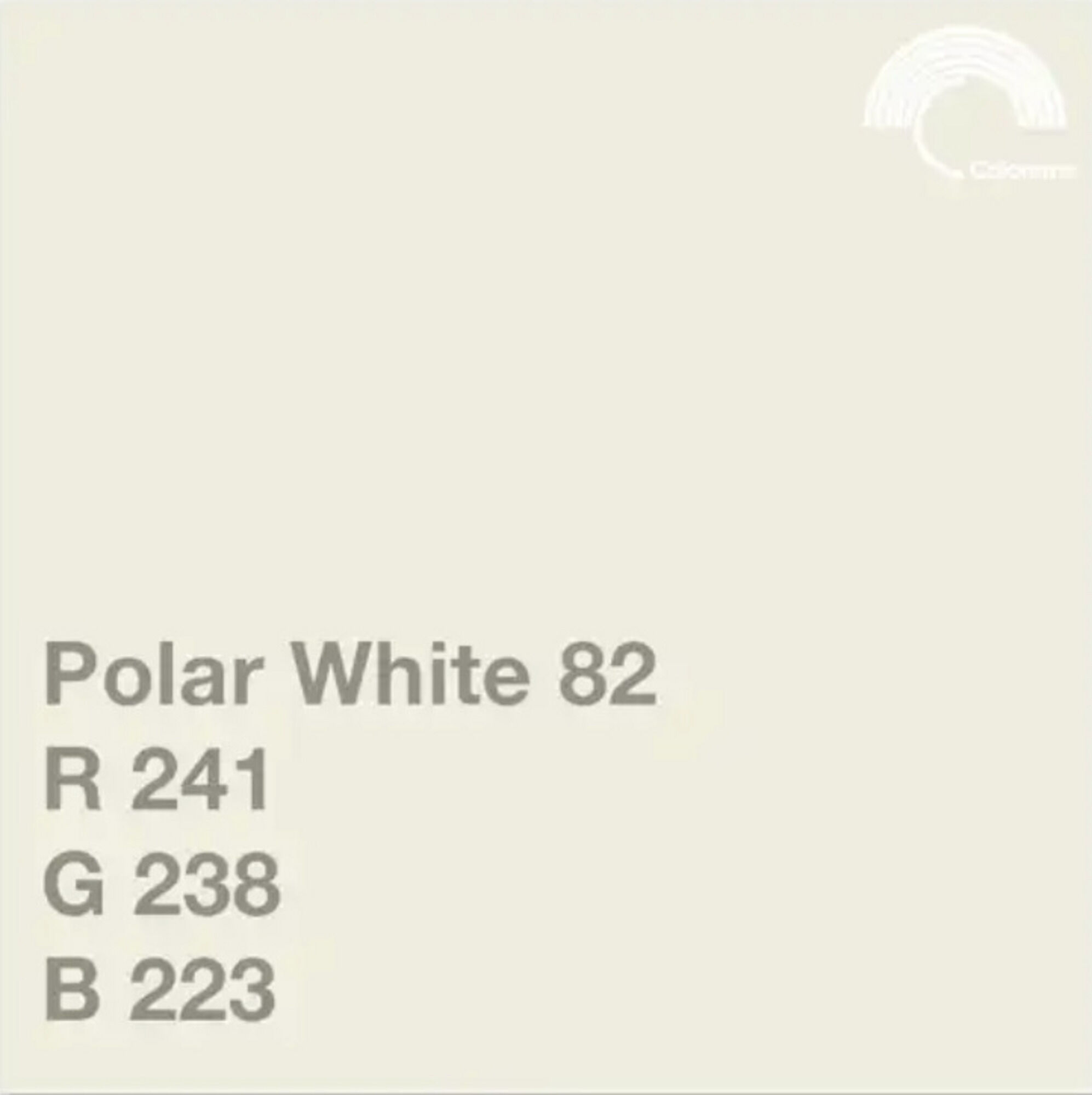 Colorama #182 Polar White 2.72x11m