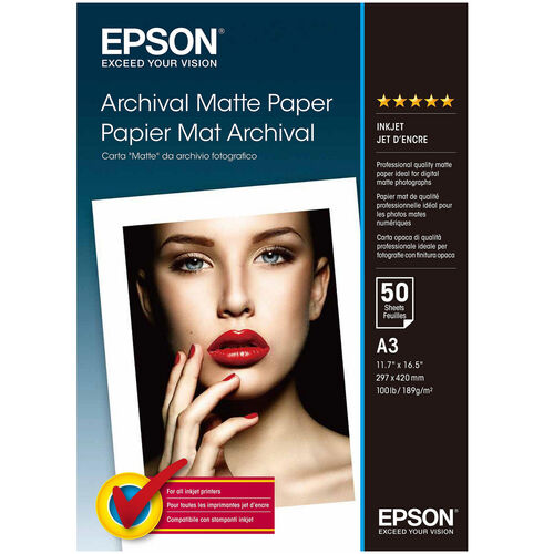 Epson A3 Archival Matte Photo Paper