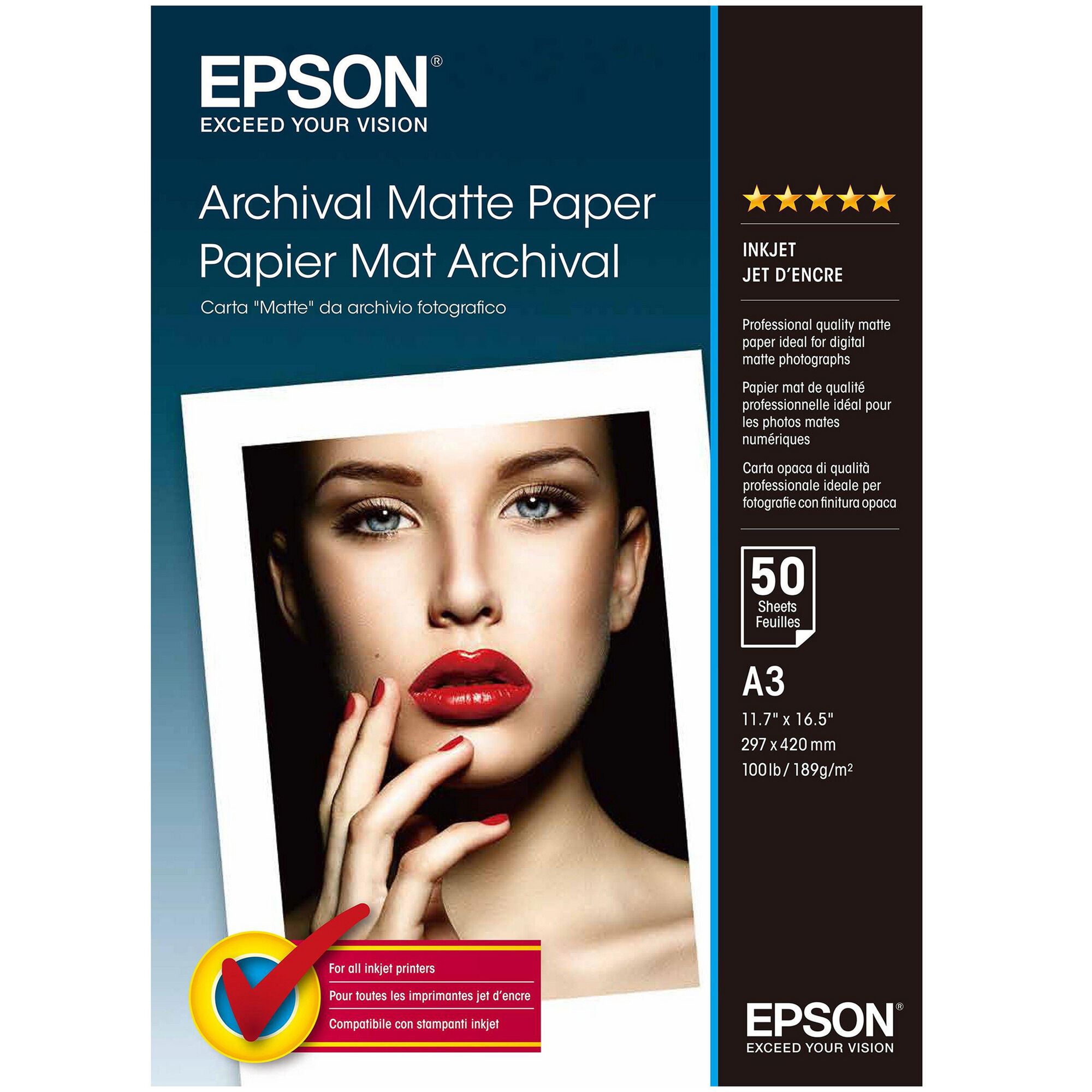 Epson A3 Archival Matte Photo Paper