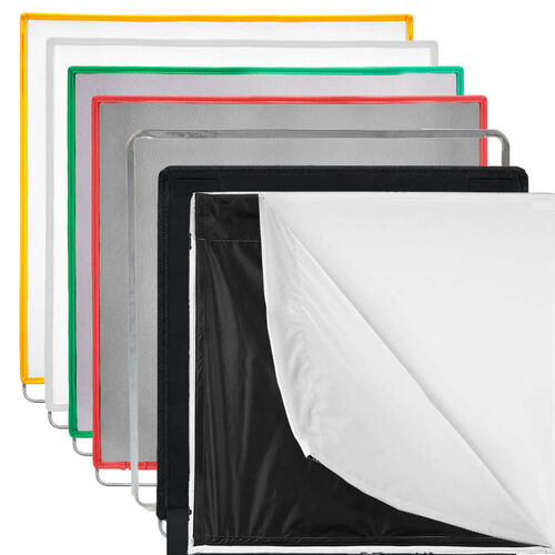 48x48" - Flag Kit (1/1, 1/4, Single Scrim, Double Scrim, 2x UB, 2x Floppys, Gel Frame)
