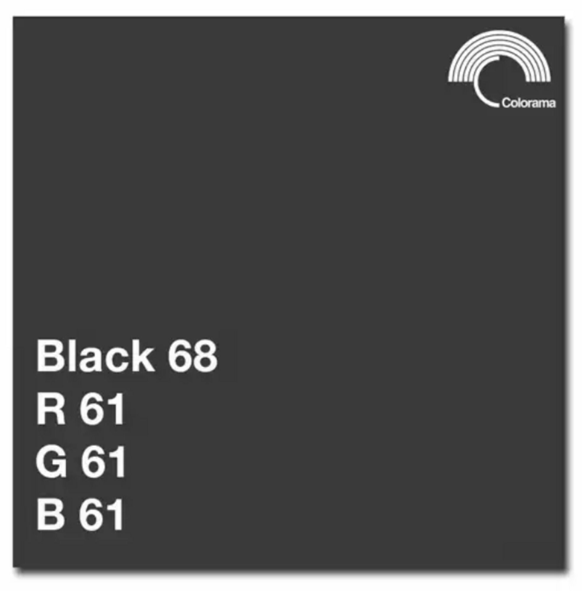 Colorama #168 Black 2.72x11m