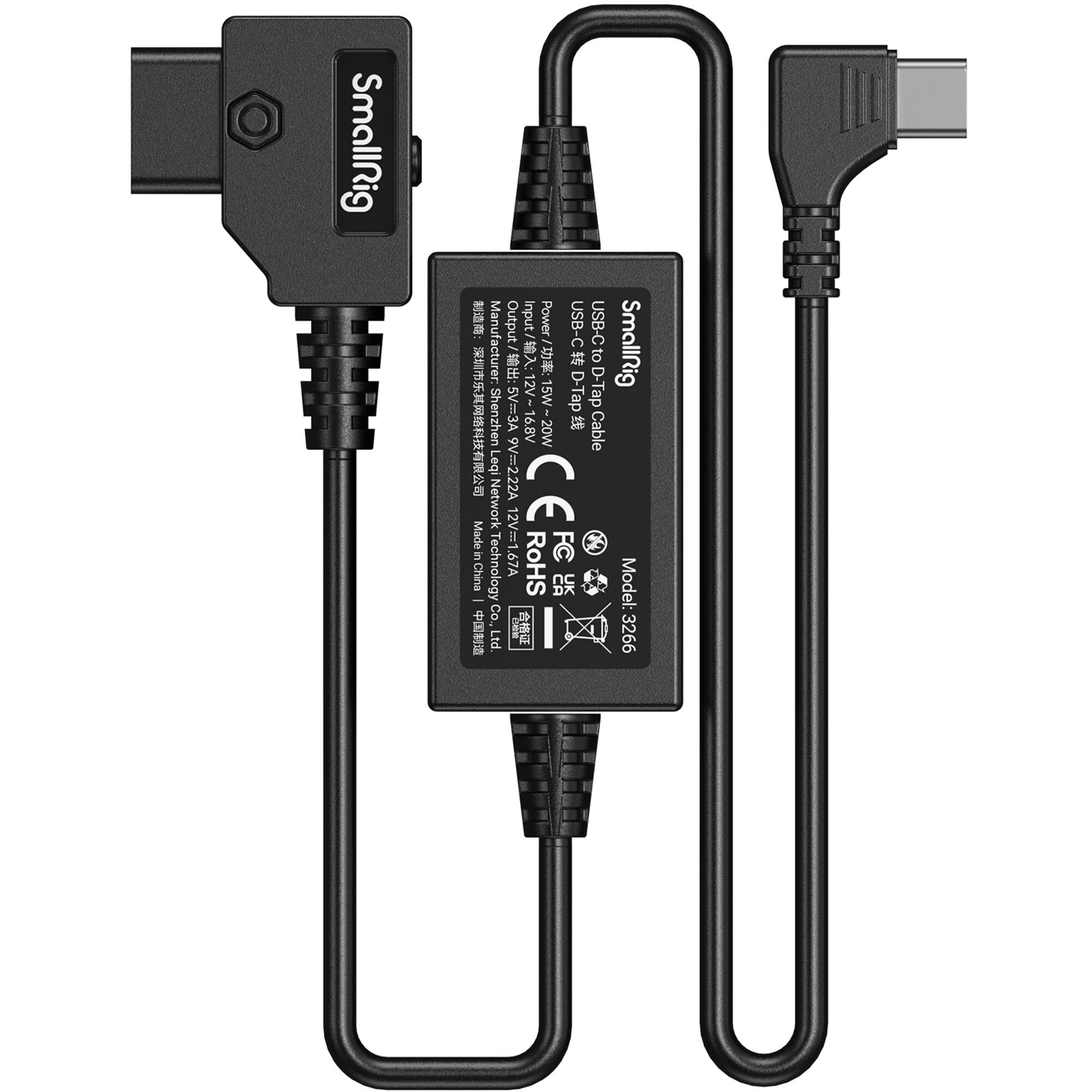 Cable SmallRig D-Tap to USB-C (Male)