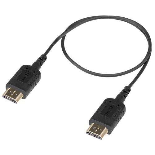Cable Shape Skinny HDMI Male to HDMI Male 8K 18"