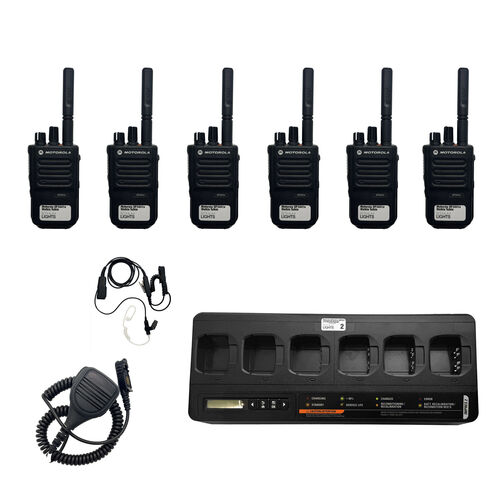 6x Motorola DP3441e Walkie Talkie Kit