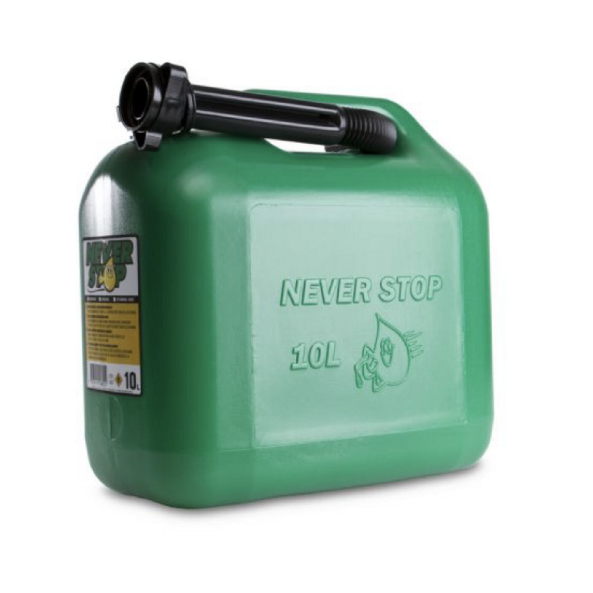 Fuel Can Neverstop Green 10 Liter (Empty)