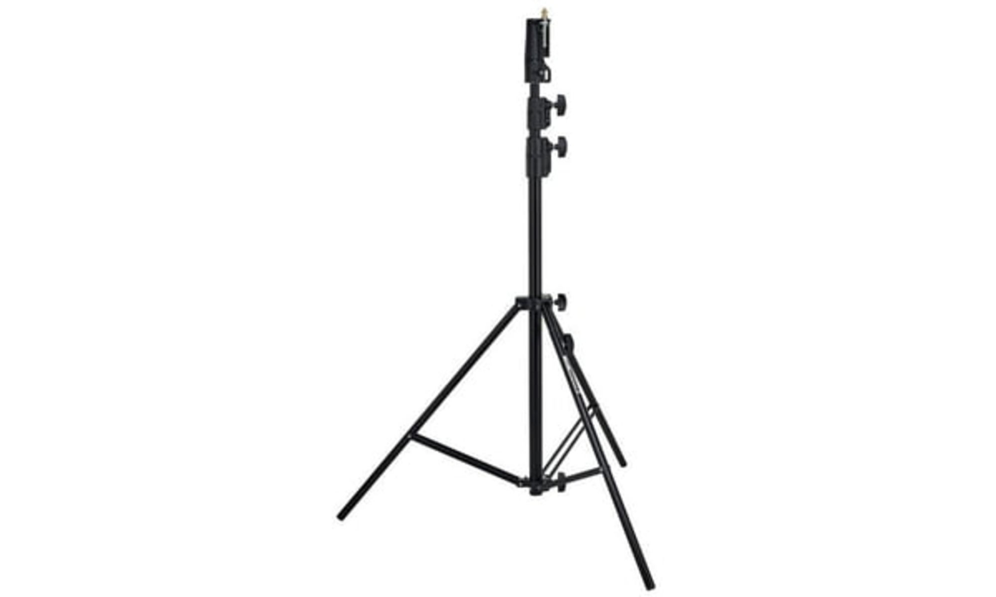 Manfrotto 007BU Senior Stand with Levelling Leg (Black) (124-315cm)