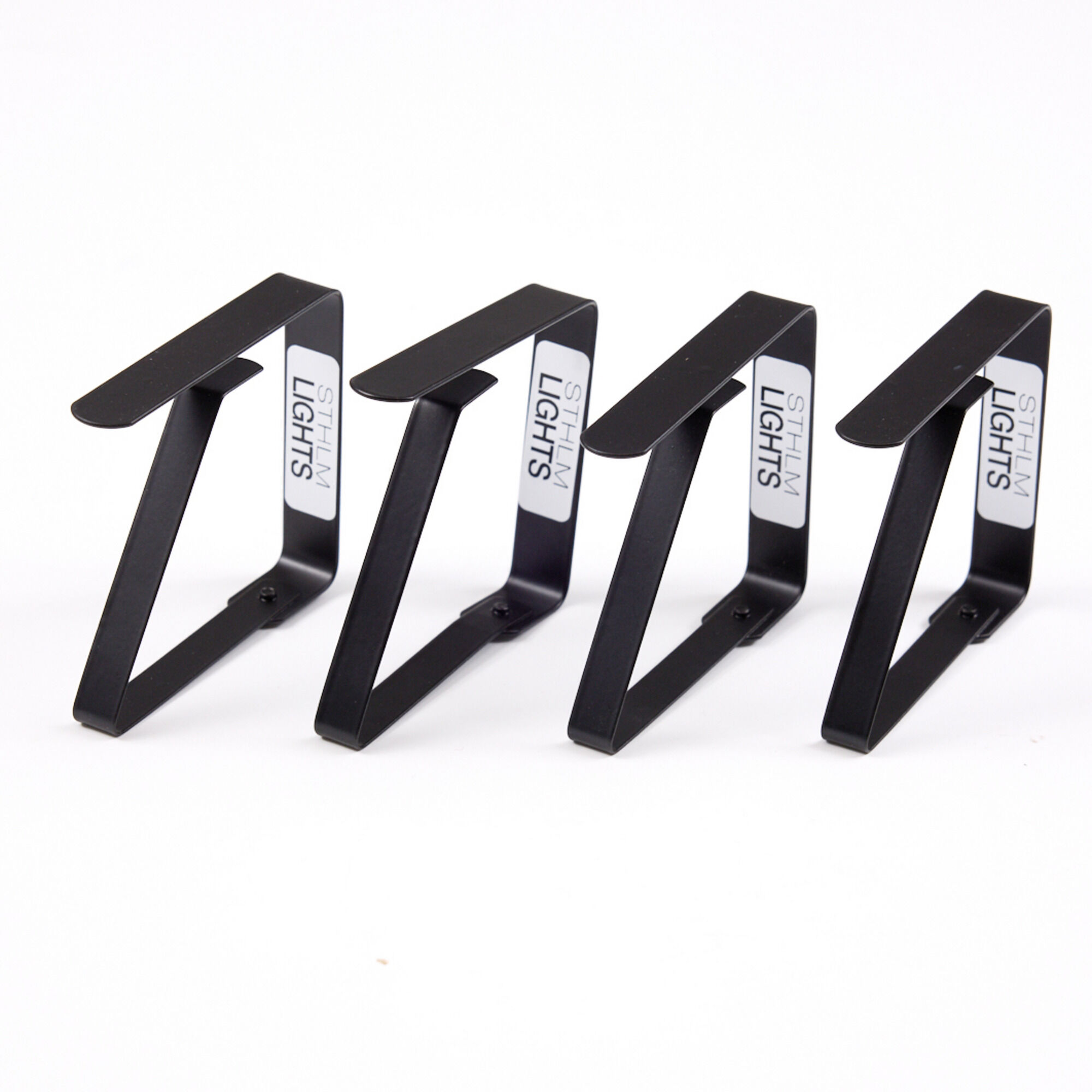 Tablecloth Clips Black (Set of 4)