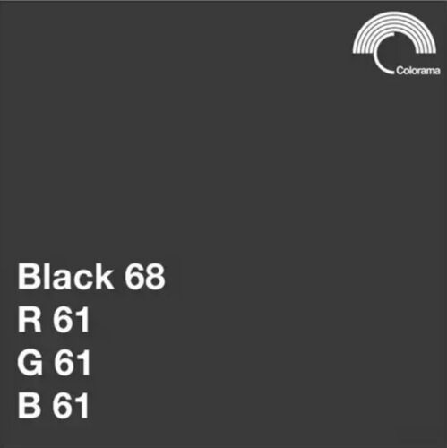 Colorama #568 Black 1.35x11m