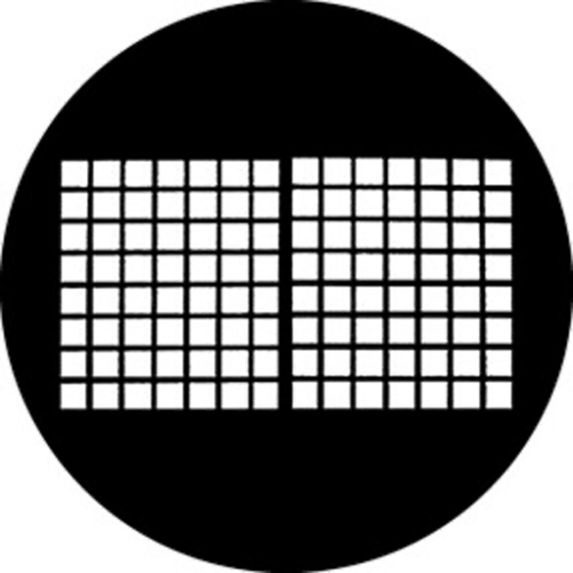 Rosco Standard Steel Gobo #78489 - Warehouse Window