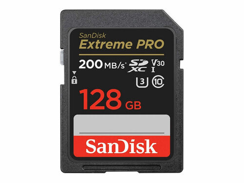 SanDisk SDXC Extreme Pro 128GB 170MB/s C10 V30 U3
