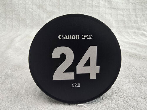 Cine Conversion nFD 24mm  f/2 - EF Mount with Caps and Step Up Ring for Matte Box, De-Clicked Aperture