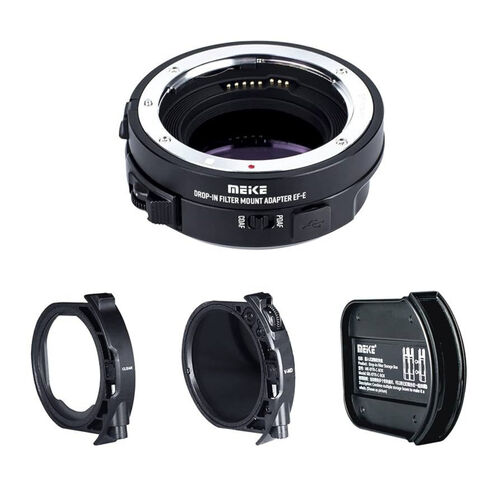 Meike EF-E Canon EF to Sony Adapter with drop in filters