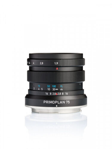 EF Mount Meyer Optik Gorlitz PrimoPlan 75 1.9 with Hood