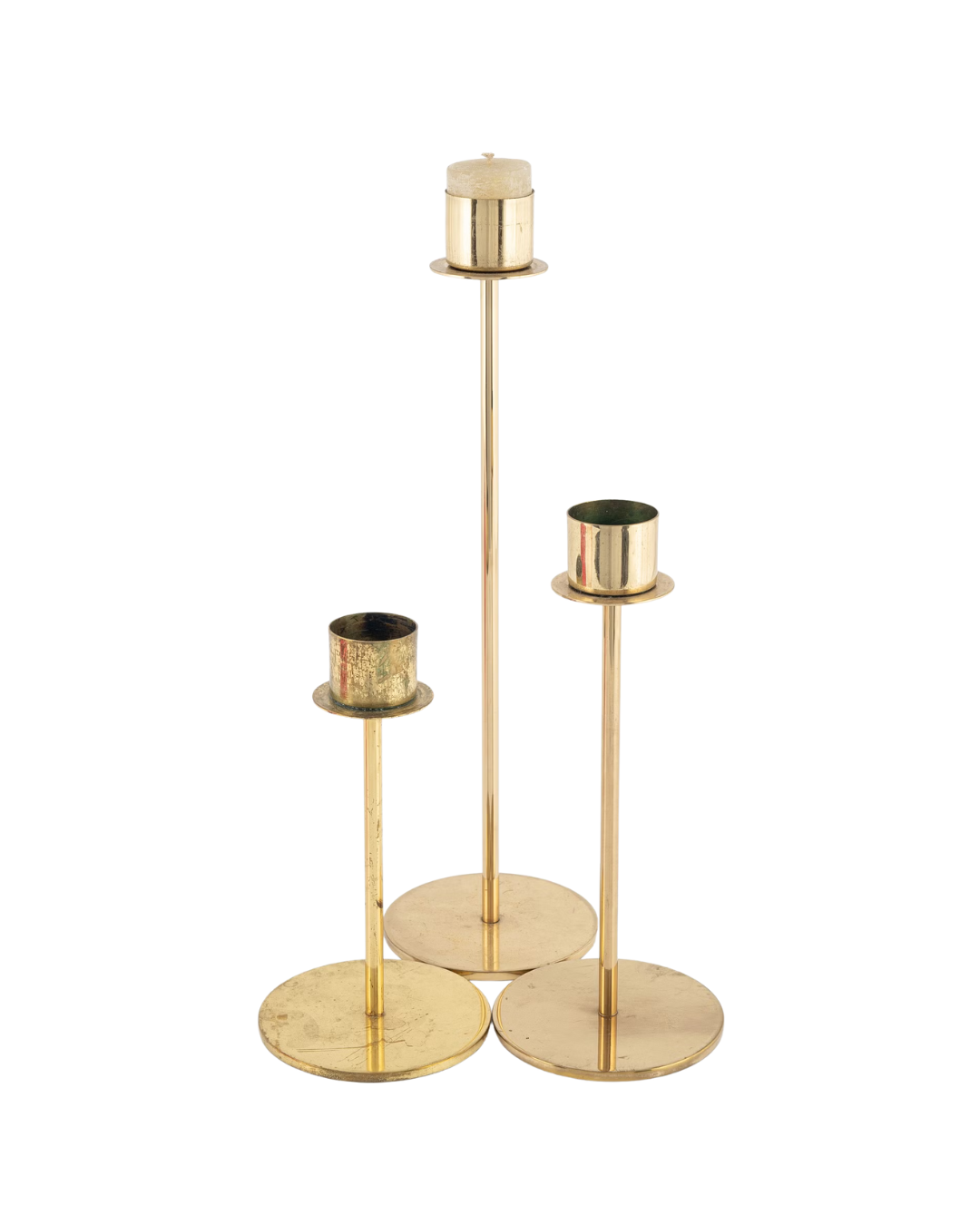 3 Gold Candle Stick Sets | Wedding, party and event rentals for every ...