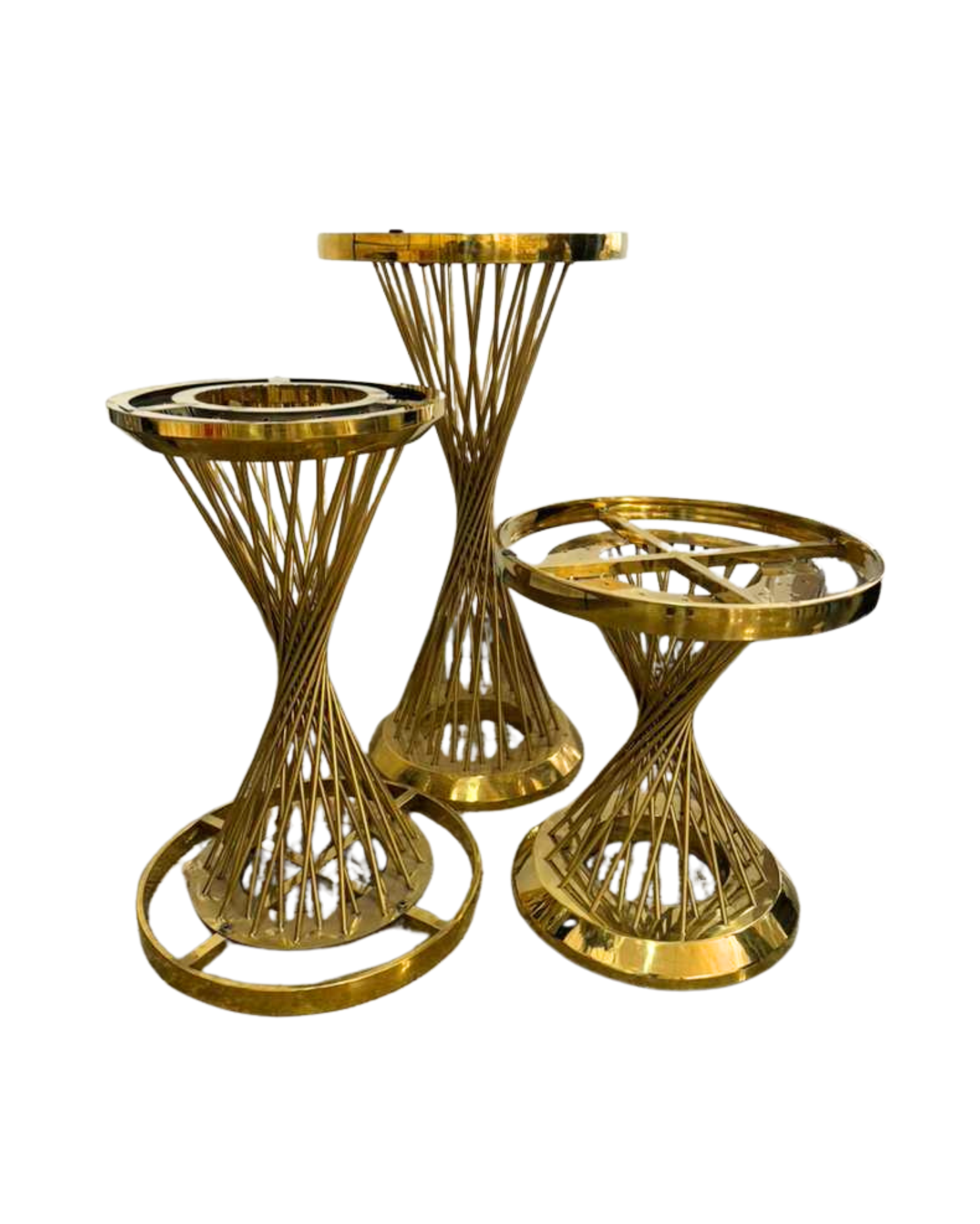Spral Table Trio Spiral Table Set | Wedding, party and event rentals for every ...