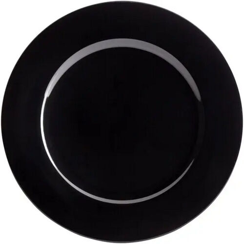 Assiette Décorative Noire