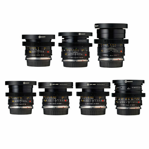 Leica R 単焦点4本 Cine Mod EF シネレンズ　セット Leica R Vintage Full Frame Cine-Mod Lenses — Greenwood Cinema