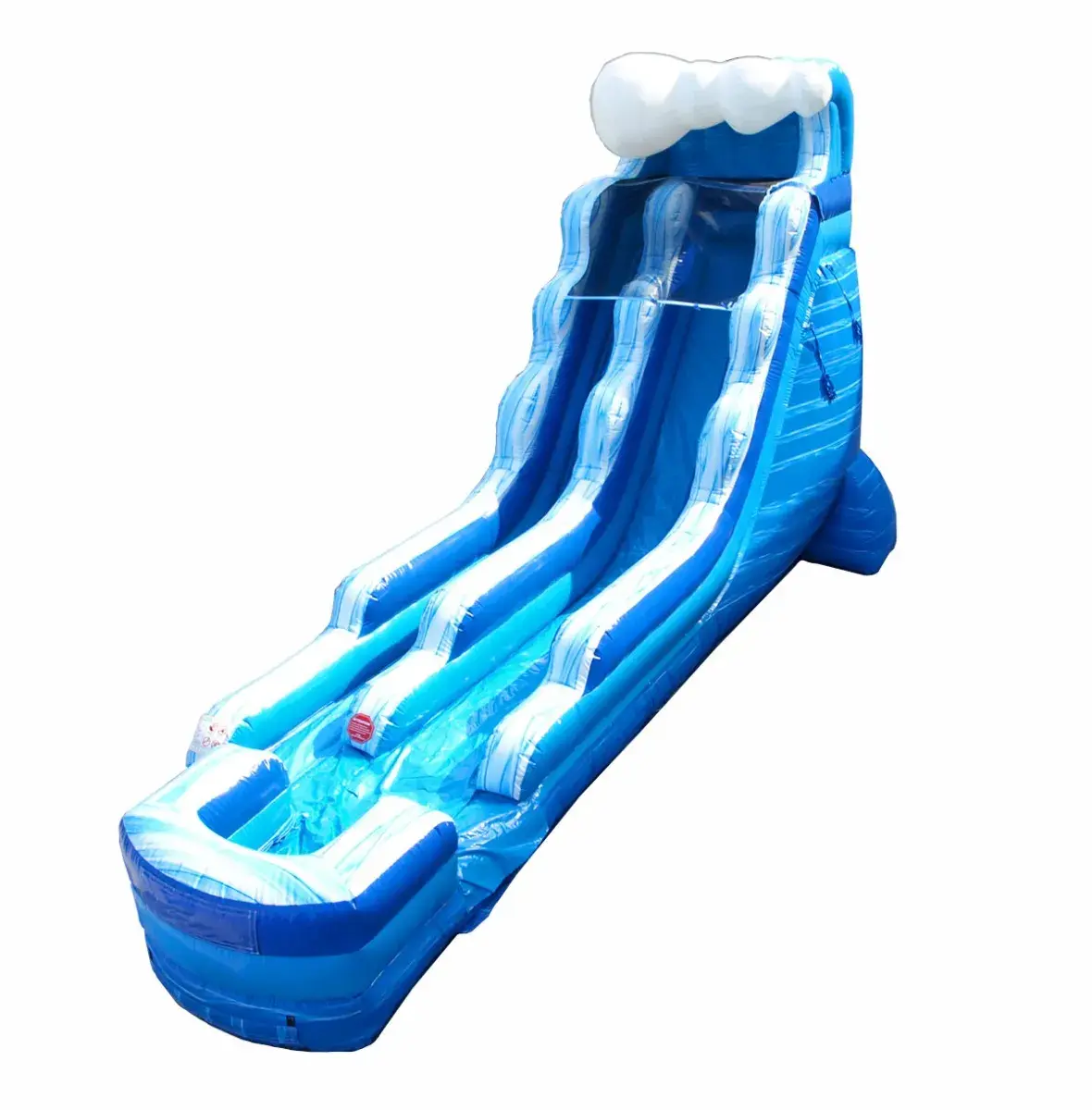 Wave Inflatable Water Slide 18' Blue Marble Wave Inflatable Water Slide | 360EventCT.