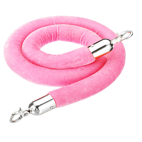 Pink Velvet Cord Bollard Rope Hire | Event Hire Brisbane | Party Rental ...