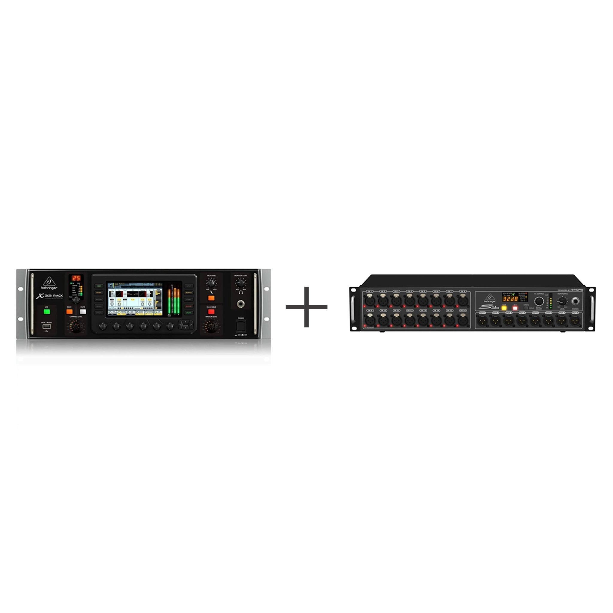 Behringer X32 Rack Bundle with SD16 Stagebox | PA hire Leicester