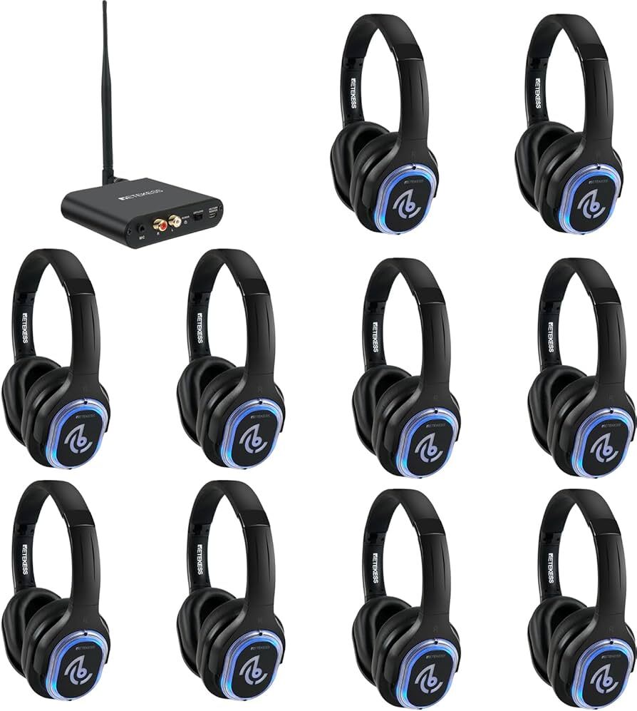 Party Fix Silent Disco hire for parties and weddings - package of 10 | PartyFix ...