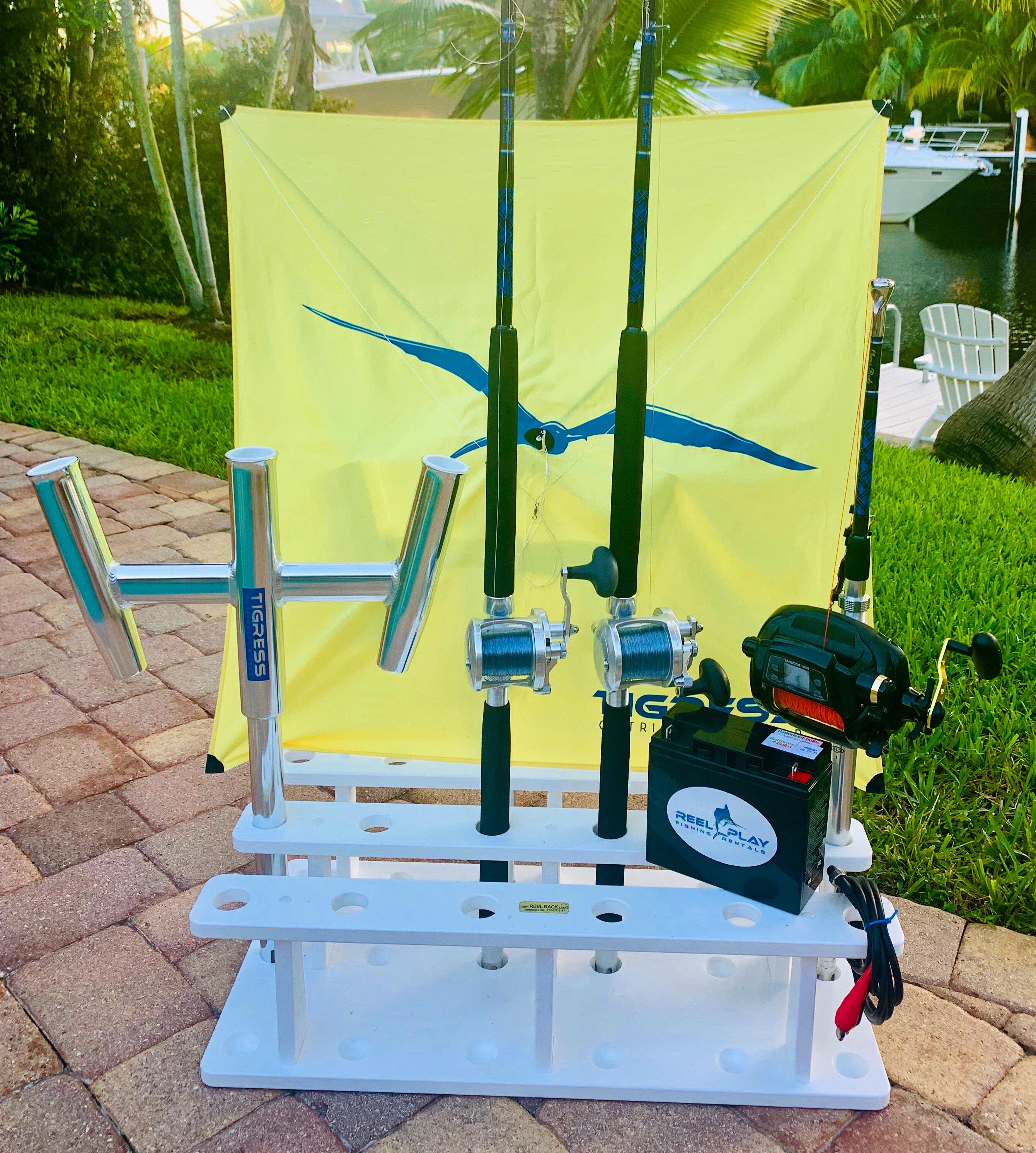 Fishing Rod Rentals Kite Rod Package | Reel Play Fishing Rentals