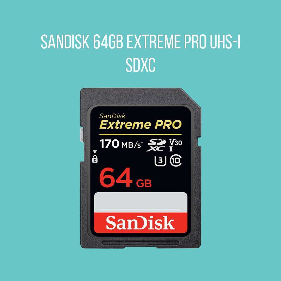 64GB Extreme PRO UHS-I SDXC SanDisk