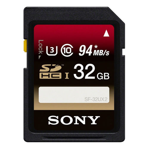 32GB Sony SDcard 94 mb/s