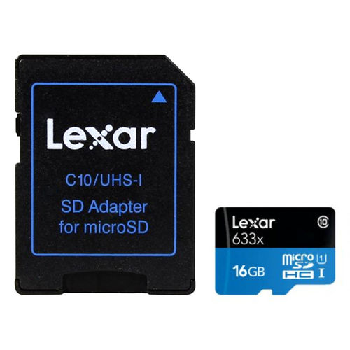 Lexar 16GB microSDHC Class 10 633x UHS-I