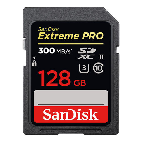128GB Extreme PRO UHS-II SDXC