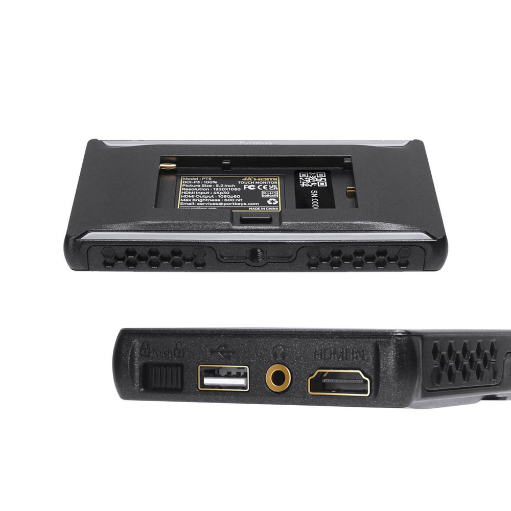 Монитор Portkeys PT6 5.2" HDMI 3DLUT 4K Touchscreen