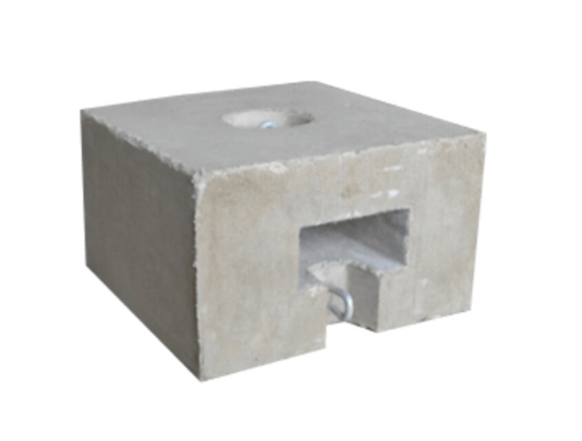 Concrete Blocks | PEAKS Tents & Event Rentals | Party Tables and Chairs