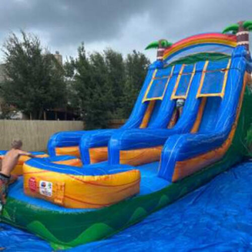 Double Lane Water Slide