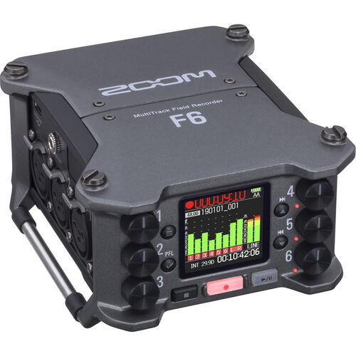 Zoom F6 multitrack field recorder rental Toronto