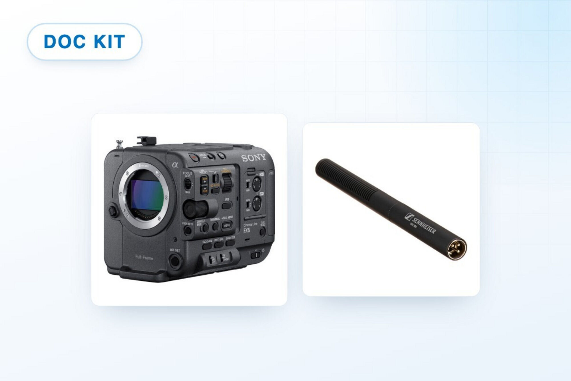 Sony FX6 and Sennheiser MKE 600 documentary kit rental in Toronto